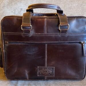 Brown Leather Men's Bag